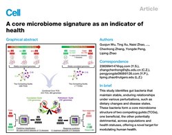 Gut microbiota may predict human health